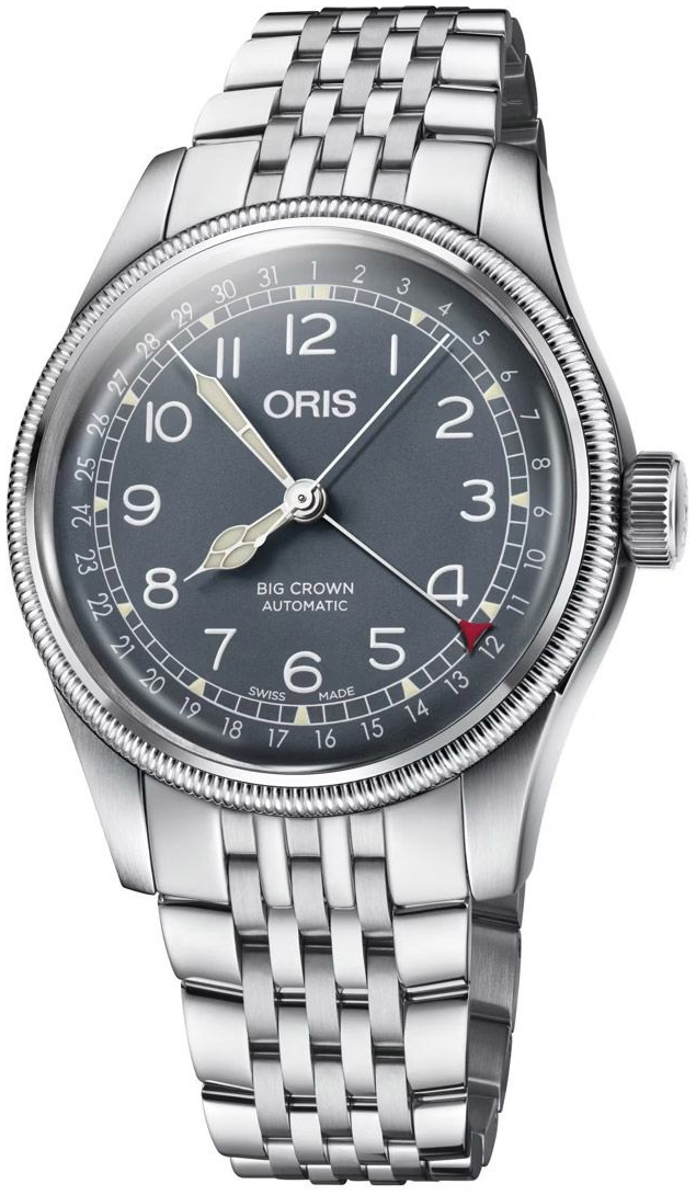 Oris Herrklocka 01 754 7785 4065-07 8 20 02 Big Crown Bl&aring;/St&aring;l &Oslash;40