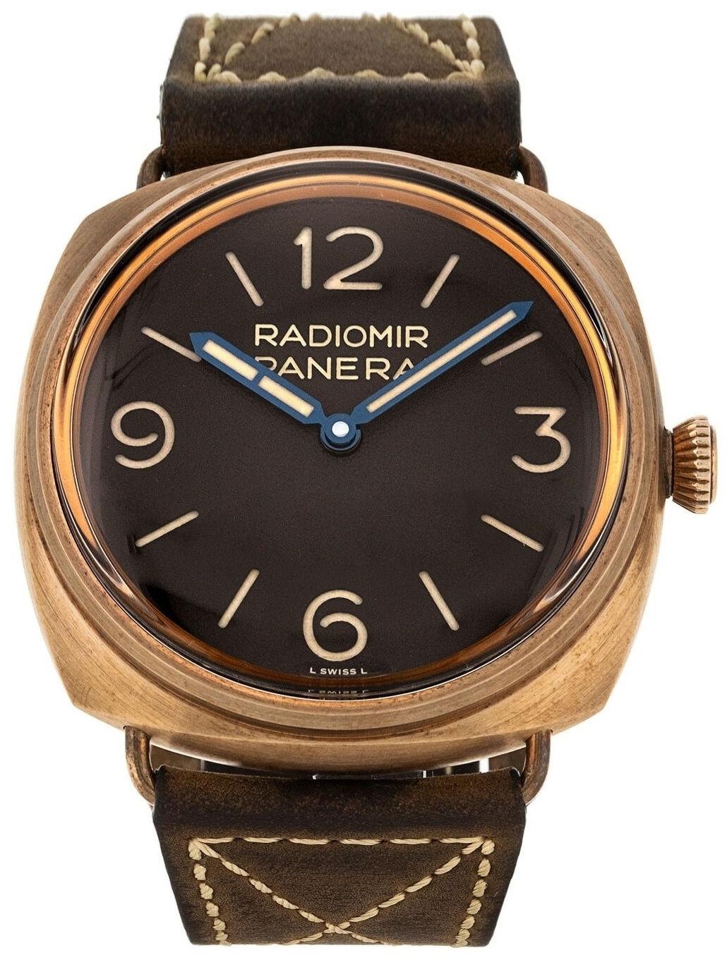 Panerai Herrklocka PAM00760 Radiomir Grön/Läder Ø47 mm - Panerai