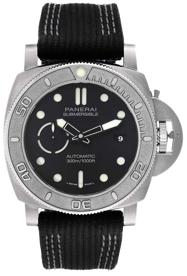 Panerai Herrklocka PAM00984 Luminor Svart/Läder Ø47 mm - Panerai