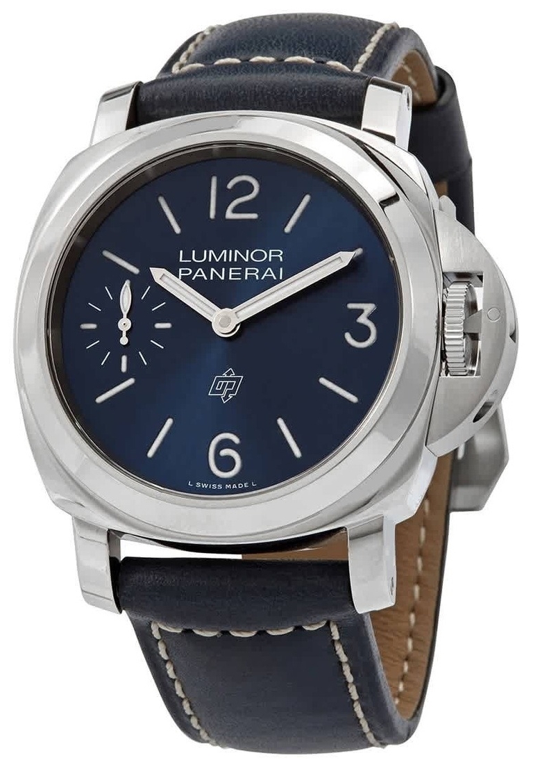 Panerai Herrklocka PAM01085 Luminor Blå/Läder Ø44 mm - Panerai