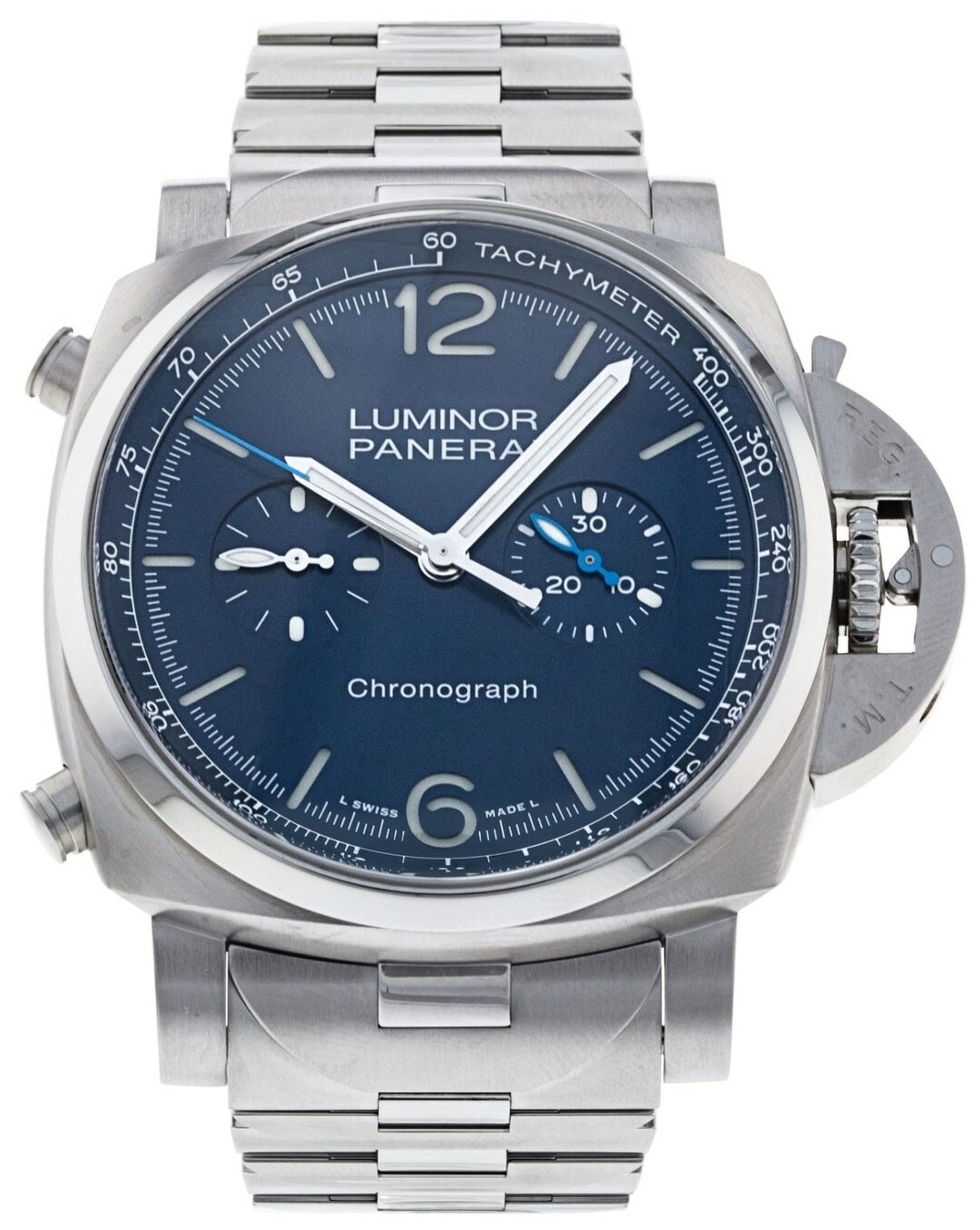 Panerai Herrklocka PAM01110 Luminor Blå/Stål Ø44 mm - Panerai