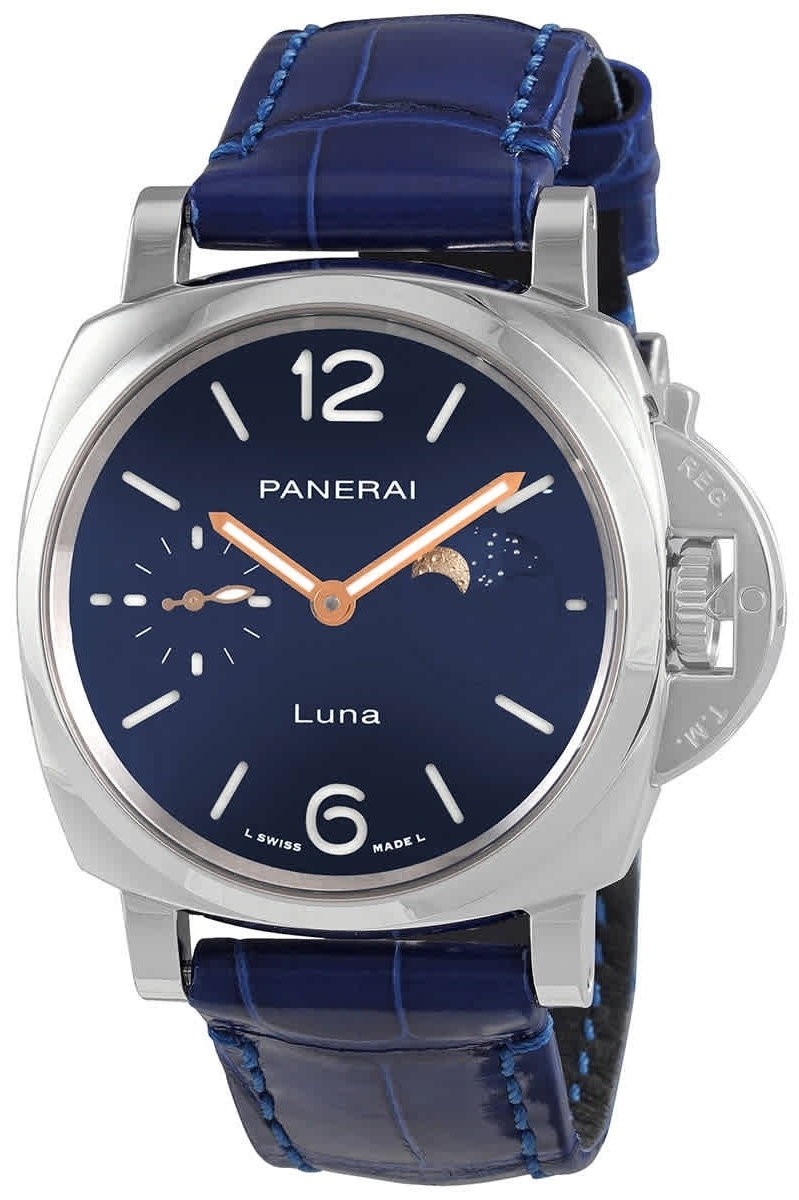 Panerai PAM01179 Luminor Due Blå/Läder Ø38 mm - Panerai