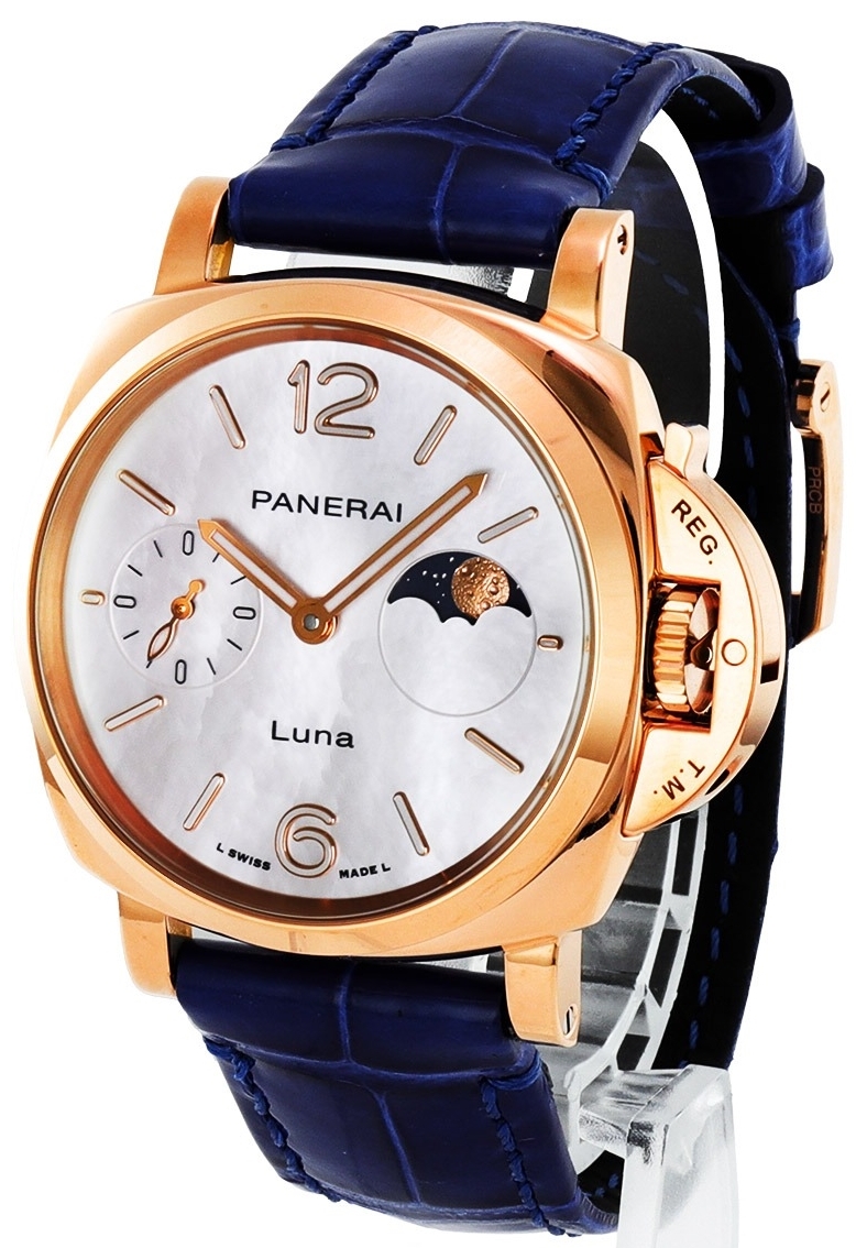 Panerai PAM01181 Luminor Due Vit/Läder Ø38 mm - Panerai