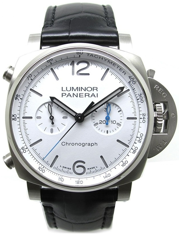 Panerai Herrklocka PAM01218 Luminor Vit/Läder Ø44 mm - Panerai