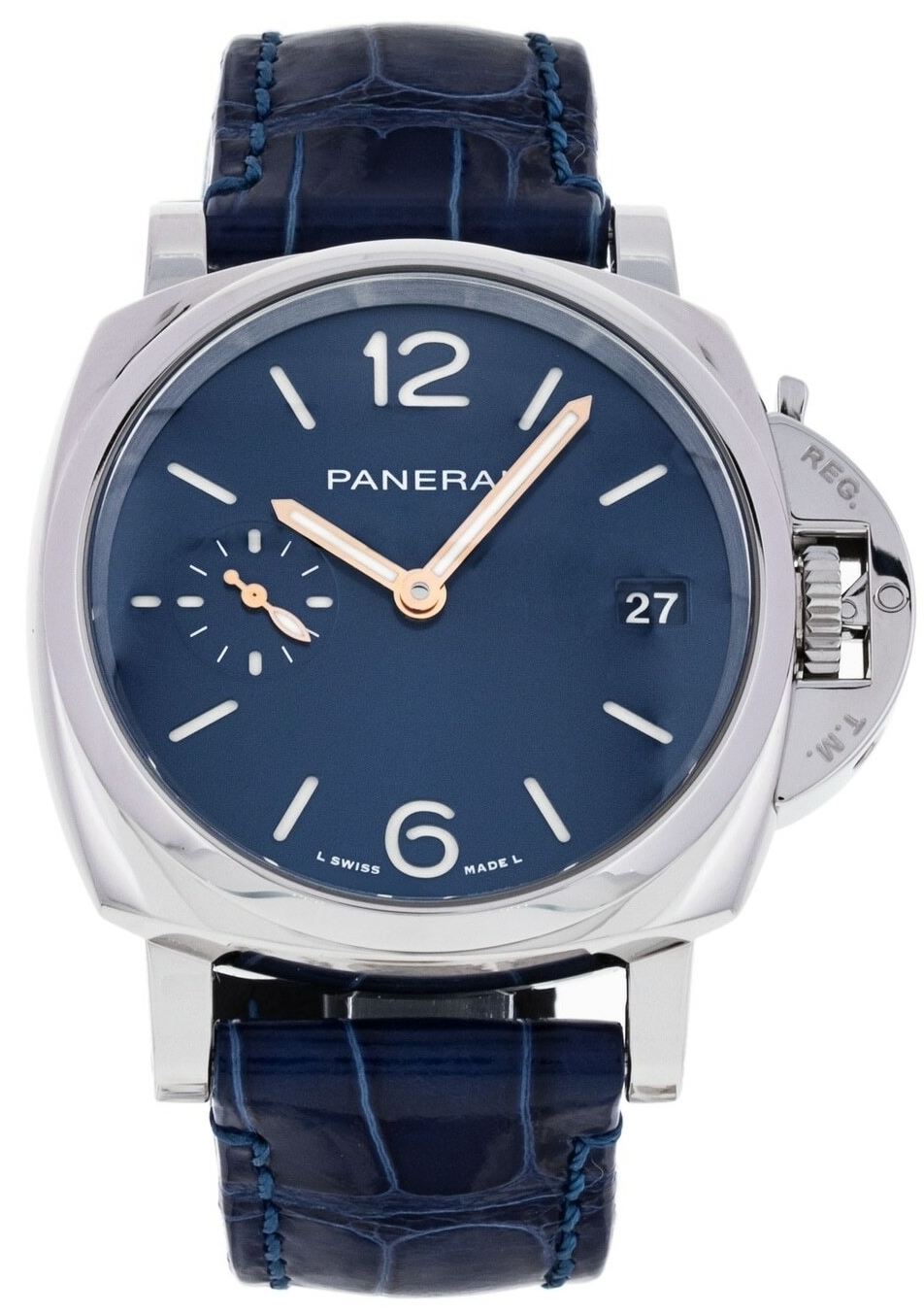 Panerai PAM01273 Luminor Blå/Läder Ø38 mm - Panerai
