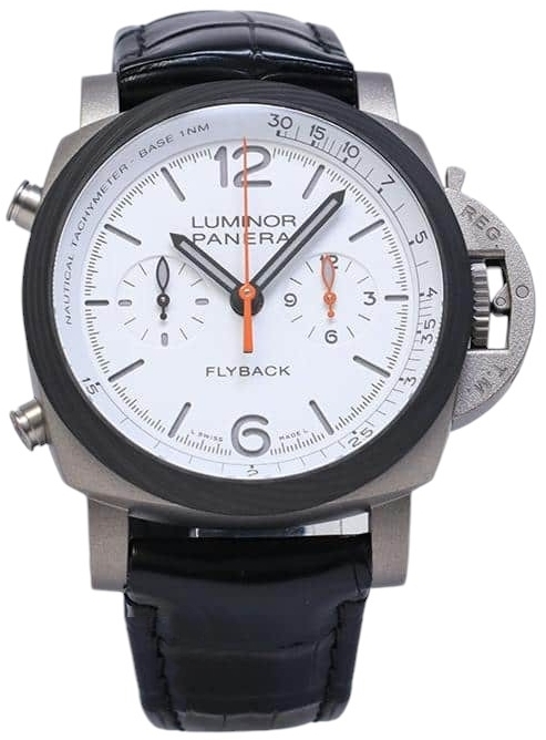 Panerai Herrklocka PAM01297 Luminor Vit/Läder Ø44 mm - Panerai