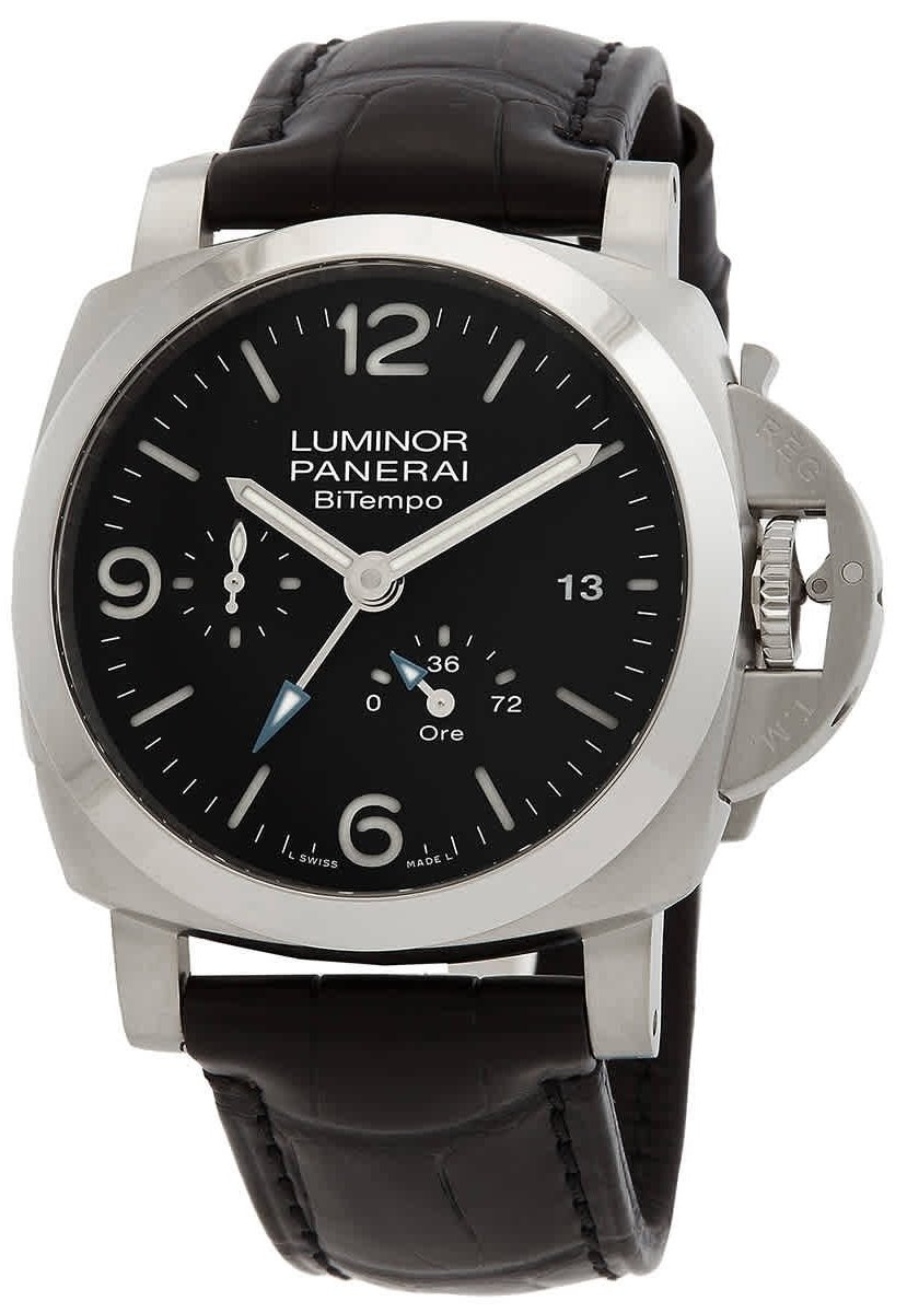 Panerai Herrklocka PAM01360 Luminor Svart/Läder Ø44 mm - Panerai