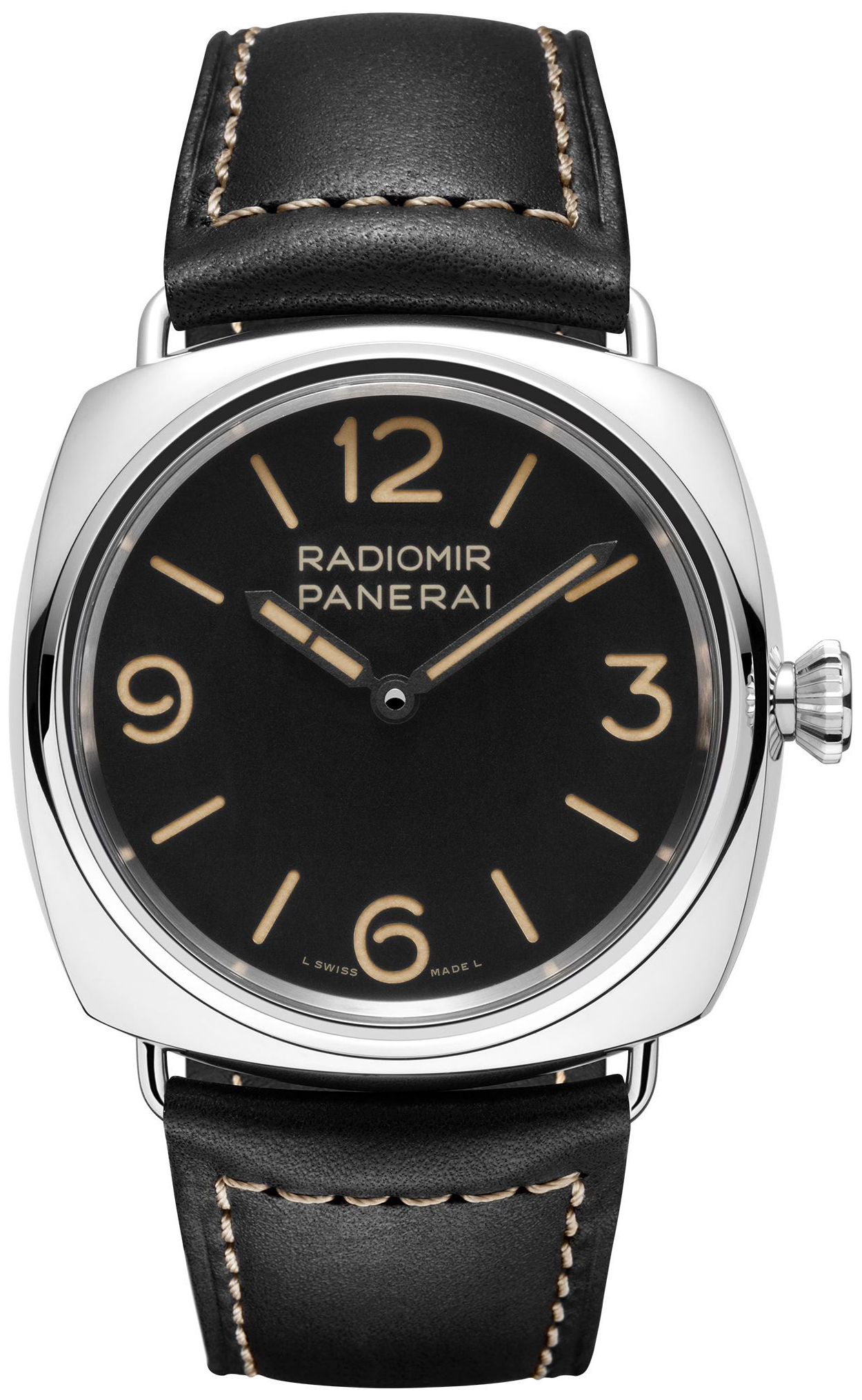 Panerai Herrklocka PAM01382 Radiomir Svart/L&auml;der &Oslash;45 mm