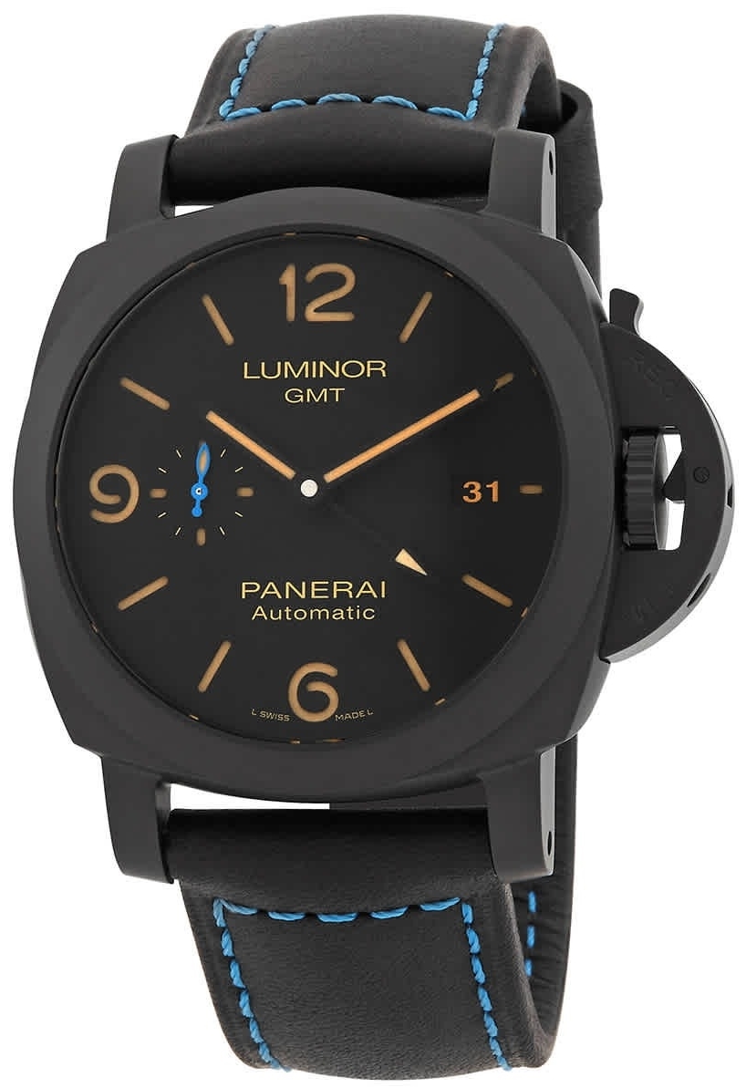 Panerai Herrklocka PAM01441 Luminor Svart/Läder Ø44 mm - Panerai
