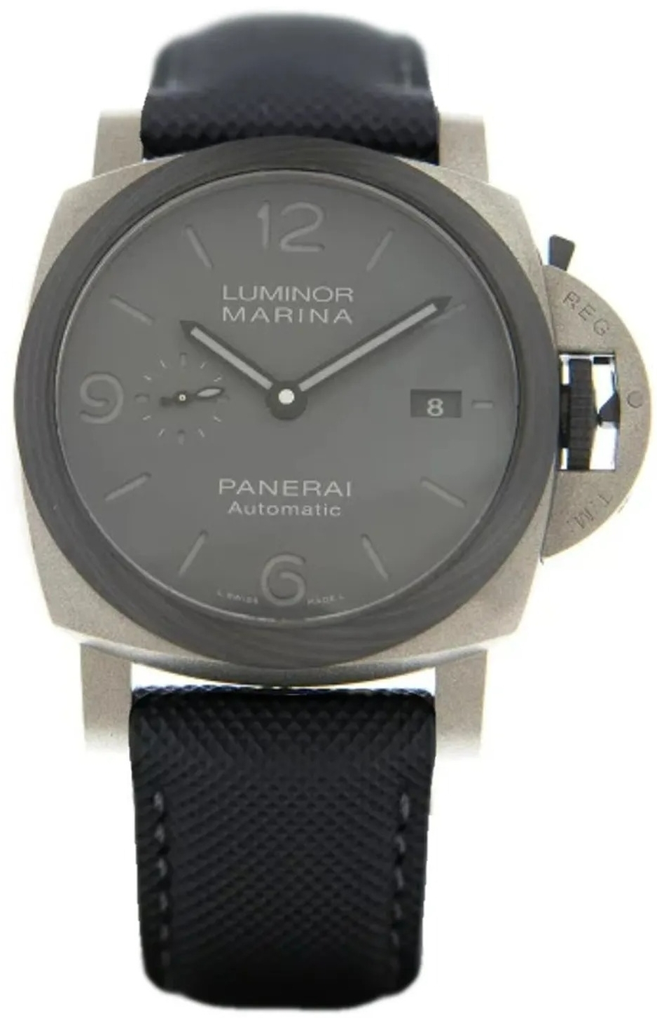 Panerai Herrklocka PAM02662 Luminor Grå/Textil Ø44 mm - Panerai
