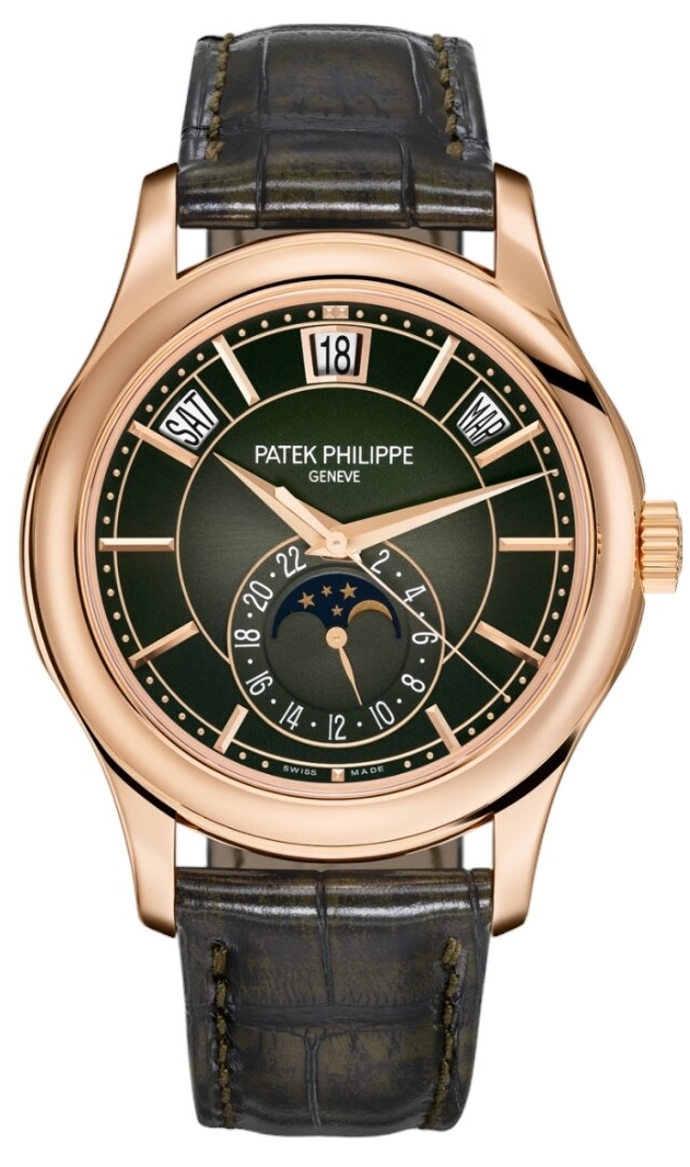 Patek Philippe Herrklocka 5205R-011 Complications Grön/Läder Ø40 mm - Patek Philippe