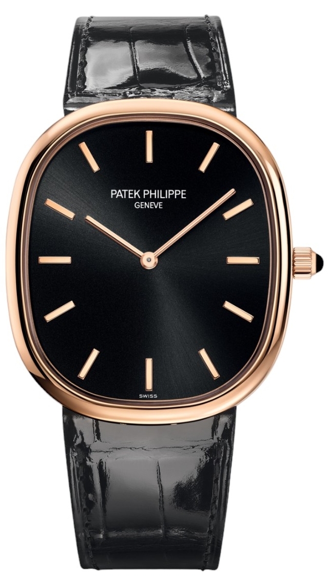Patek Philippe Herrklocka 5738R/001 Golden Ellipse Svart/Läder - Patek Philippe