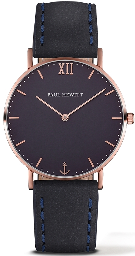 Paul Hewitt Damklocka PH-6455166L Sailor Line Blå/Läder Ø36 mm - Paul Hewitt