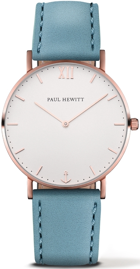 Paul Hewitt Damklocka PH-6455187K Sailor Line Vit/Läder Ø36 mm - Paul Hewitt