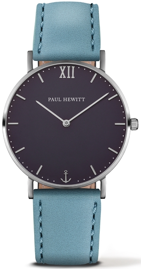 Paul Hewitt Damklocka PH-6455244K Sailor Line Svart/Läder Ø39 mm - Paul Hewitt