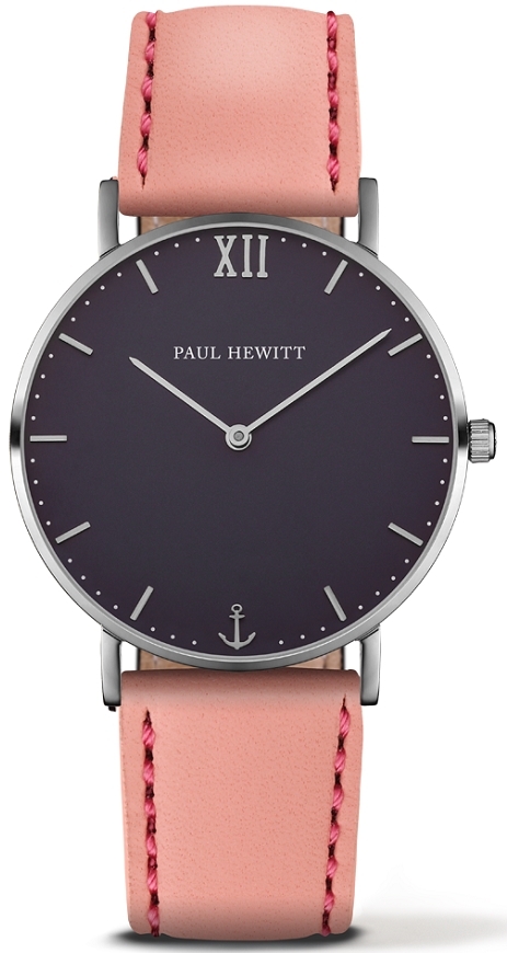 Paul Hewitt Damklocka PH-6455245L Sailor Line Svart/Läder Ø39 mm - Paul Hewitt