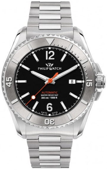 Philip Watch Herrklocka R8223218007 Amalfi Svart/Stål Ø43 mm