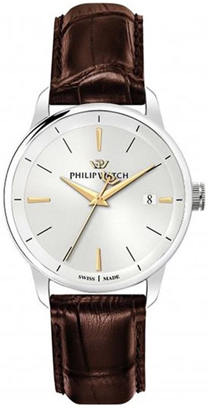 Philip Watch Herrklocka R8251150008 Classic Silverfärgad/Läder Ø40 - Philip Watch