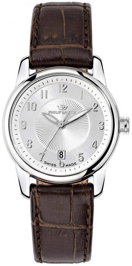 Philip Watch Damklocka R8251178506 Classic Silverfärgad/Läder - Philip Watch