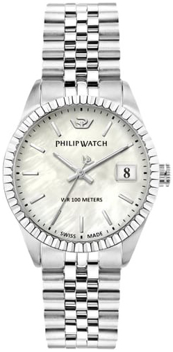 Philip Watch Damklocka R8253597594 Caribe Vit/Stål Ø35 mm