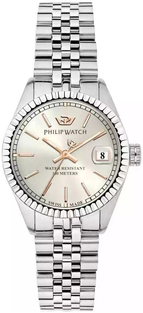 Philip Watch Damklocka R8253597601 Caribe Silverfärgad/Stål Ø39 mm