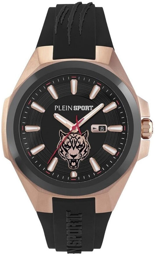 Philipp Plein Herrklocka PS7BA0324 Tigermaster Svart/Gummi Ø47 mm