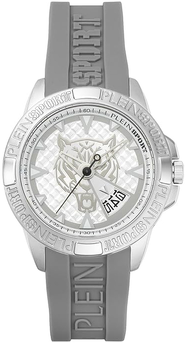 Philipp Plein Herrklocka PSFBA0623 Touchdown Vit/Gummi Ø44 mm