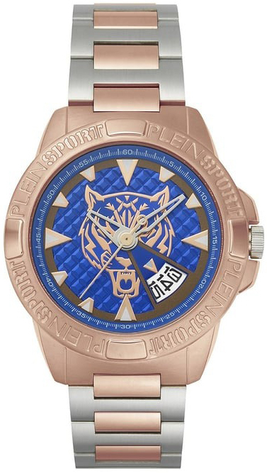 Philipp Plein Herrklocka PSFBA1223 Touchdown Blå/Roséguldstonat