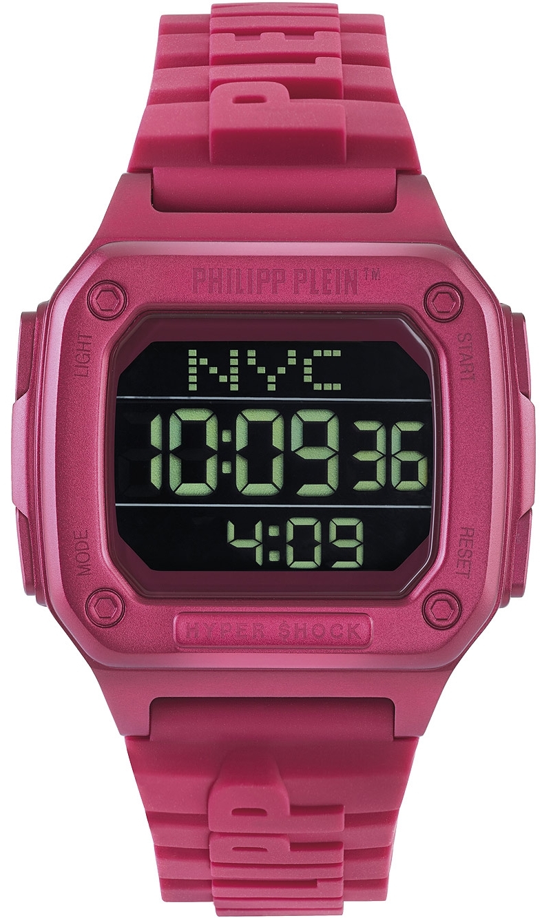 Philipp Plein PWHAA0121 Hyper Sport Svart/Gummi Ø44 mm - Philipp Plein