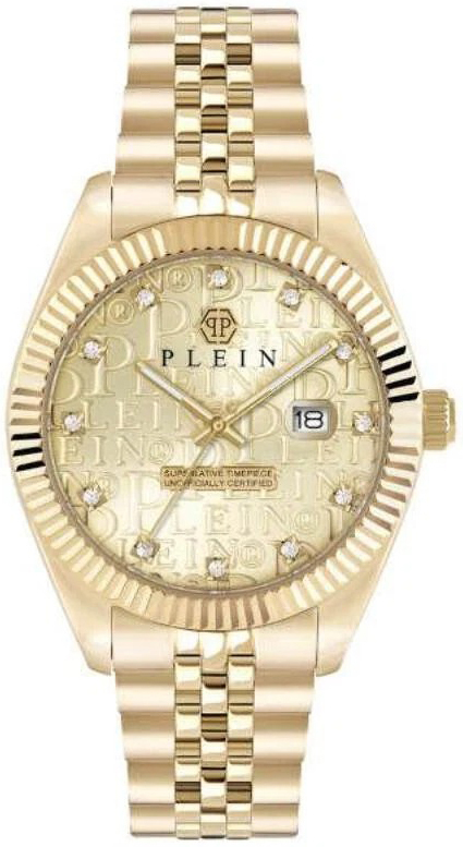 Philipp Plein Herrklocka PWMFA0525 Superlatives Guld/Gulguldtonat