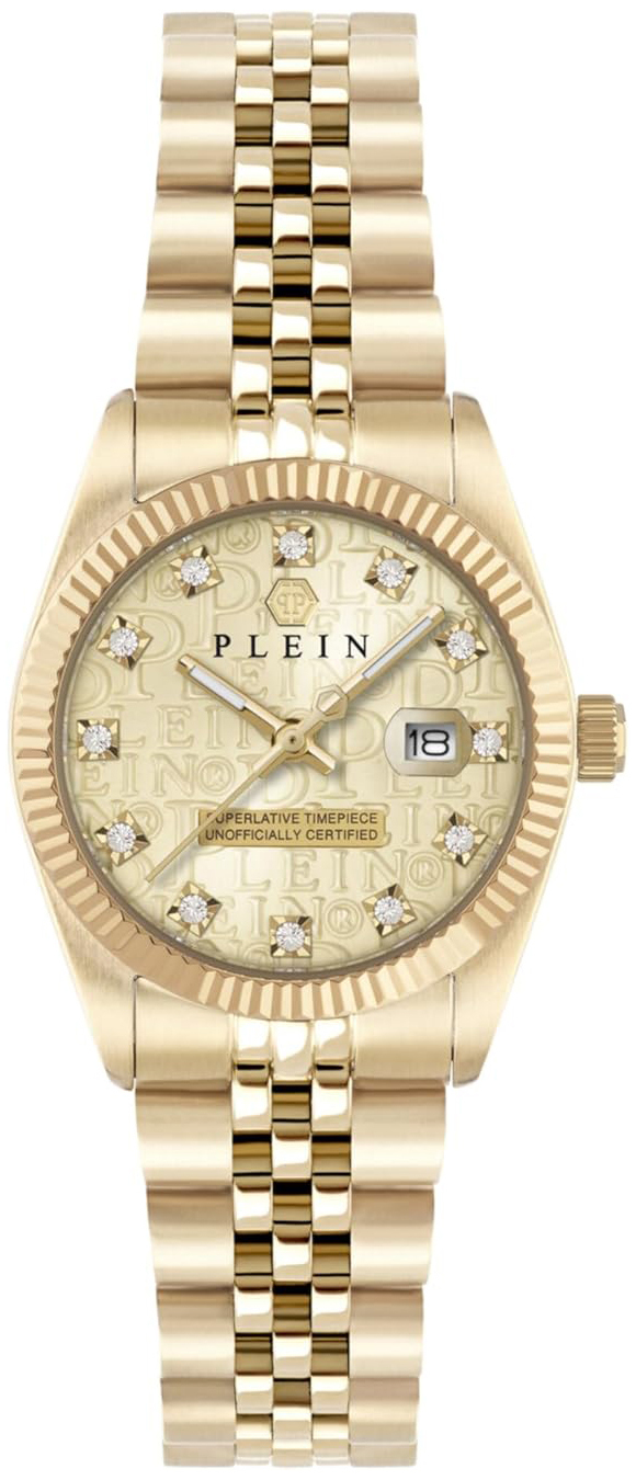 Philipp Plein Damklocka PWNFA0525 Superlatives Guld/Gulguldtonat