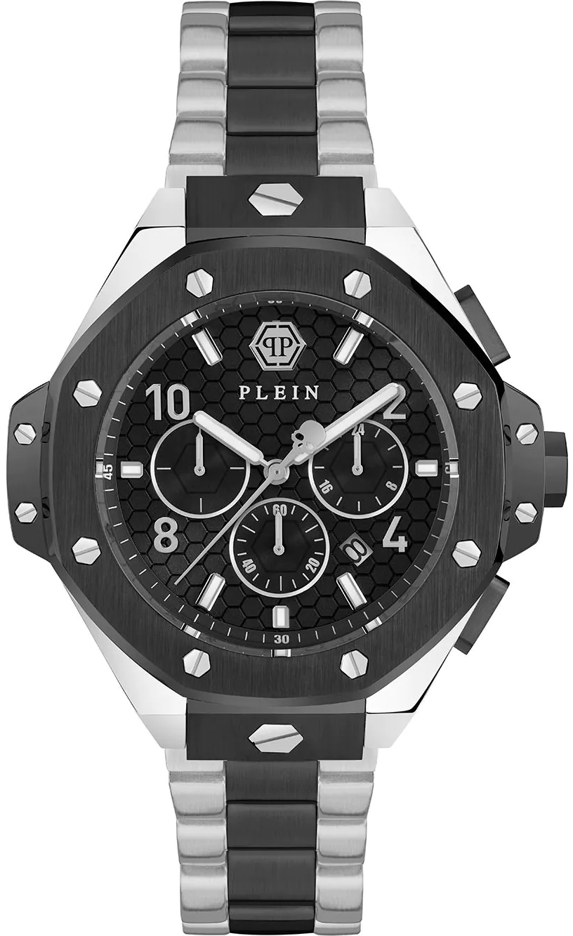 Philipp Plein Herrklocka PWPRA0224 Chrono Royal Svart/Stål Ø46 mm - Philipp Plein