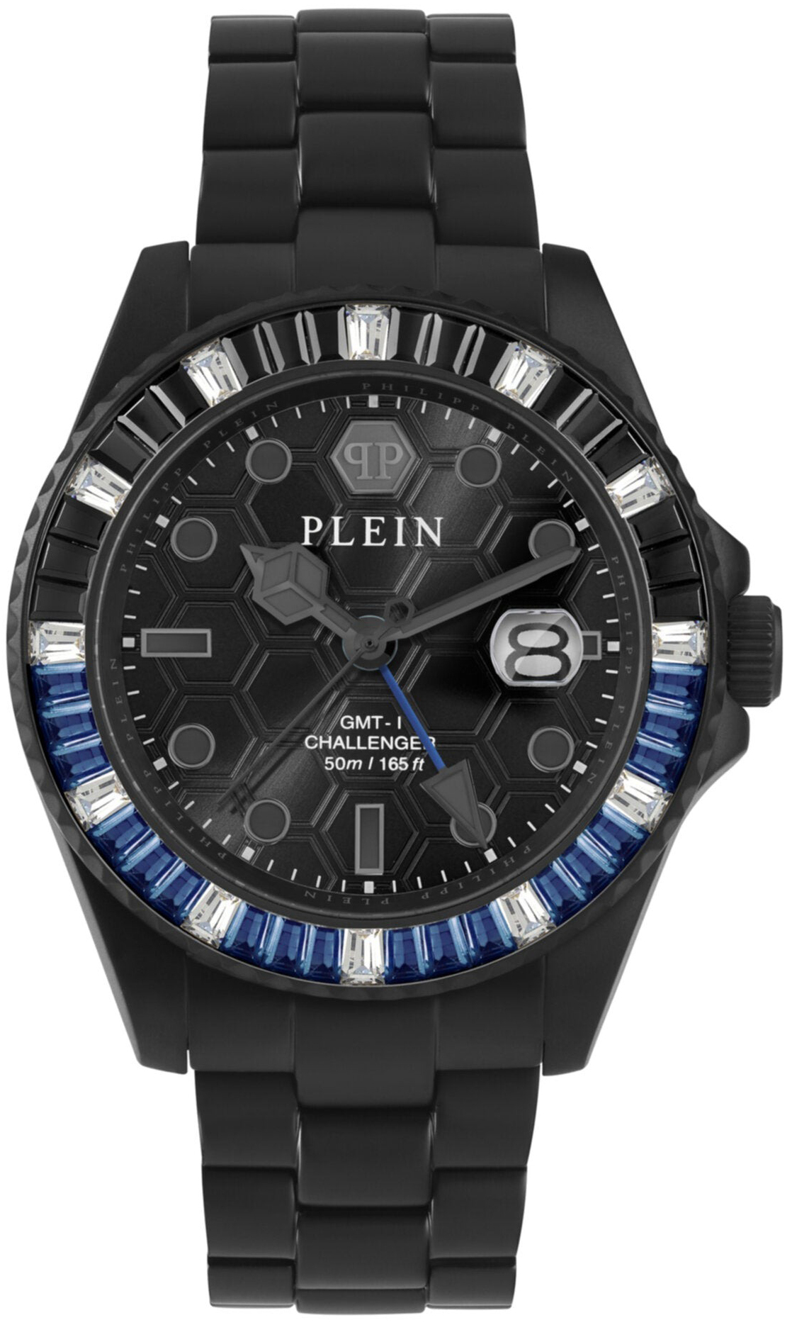 Philipp Plein Herrklocka PWPZA0324 Challenger Svart/Stål Ø44 mm - Philipp Plein