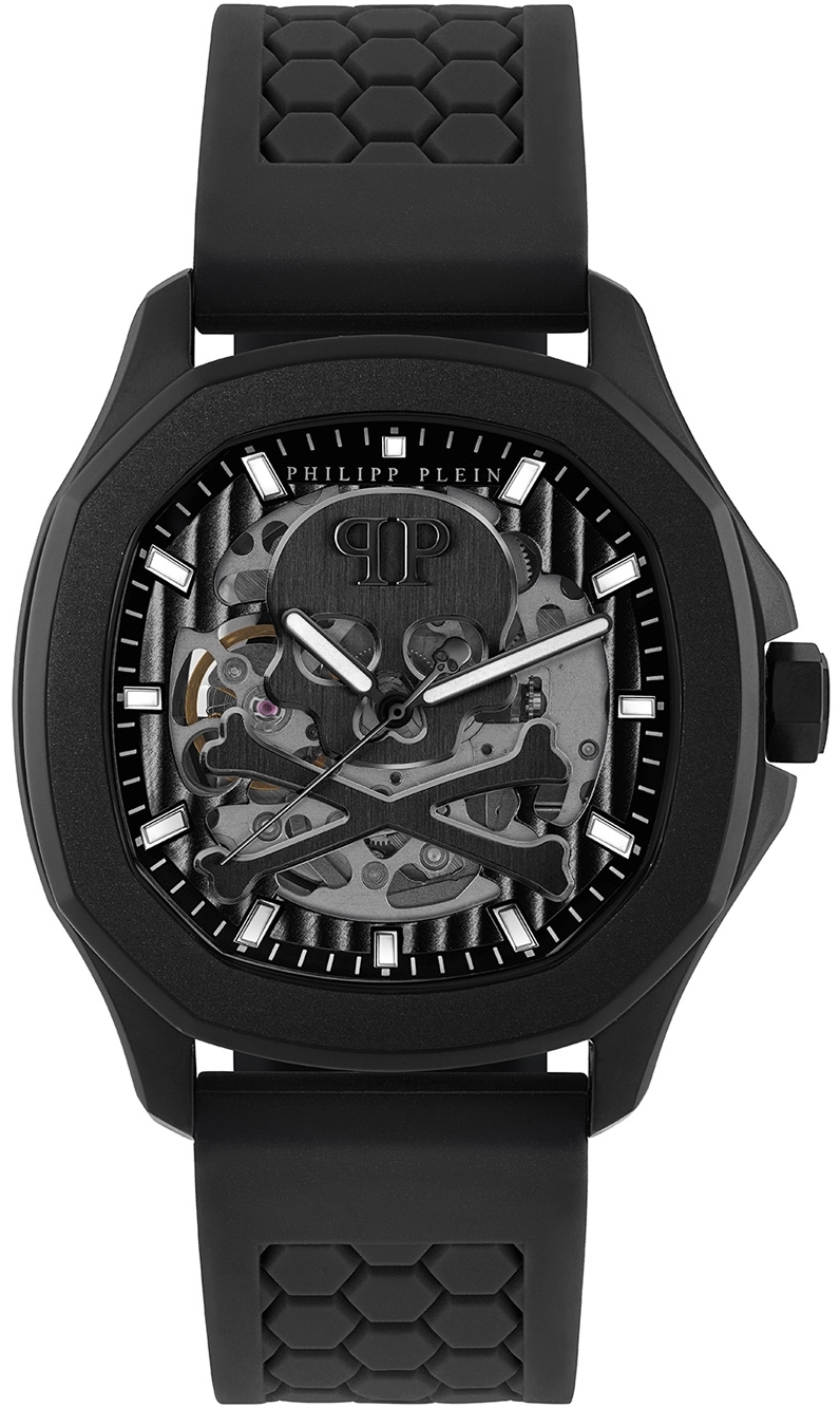 Philipp Plein Herrklocka PWRAA0923 High-Conic Svart/Gummi Ø42 mm - Philipp Plein