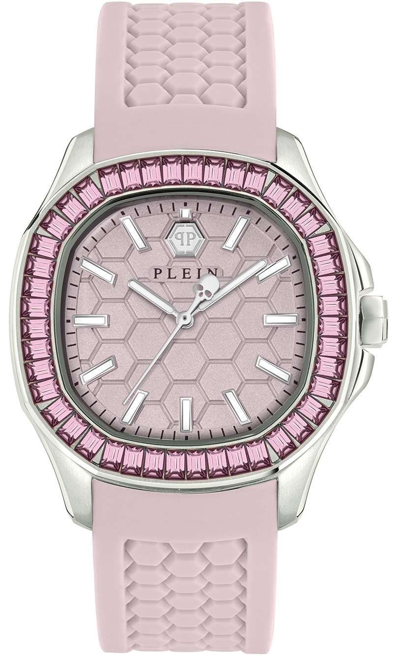 Philipp Plein Damklocka PWTAA0123 Spectre Rosa/Gummi Ø38 mm - Philipp Plein