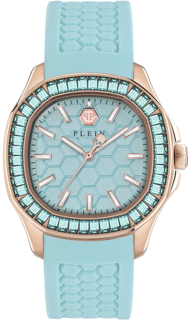 Philipp Plein Damklocka PWTAA0323 Spectre Blå/Gummi Ø38 mm - Philipp Plein