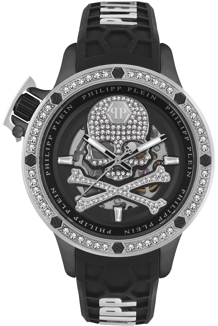 Philipp Plein Herrklocka PWUAA0123 Hyper Sport Svart/Gummi Ø46 mm - Philipp Plein