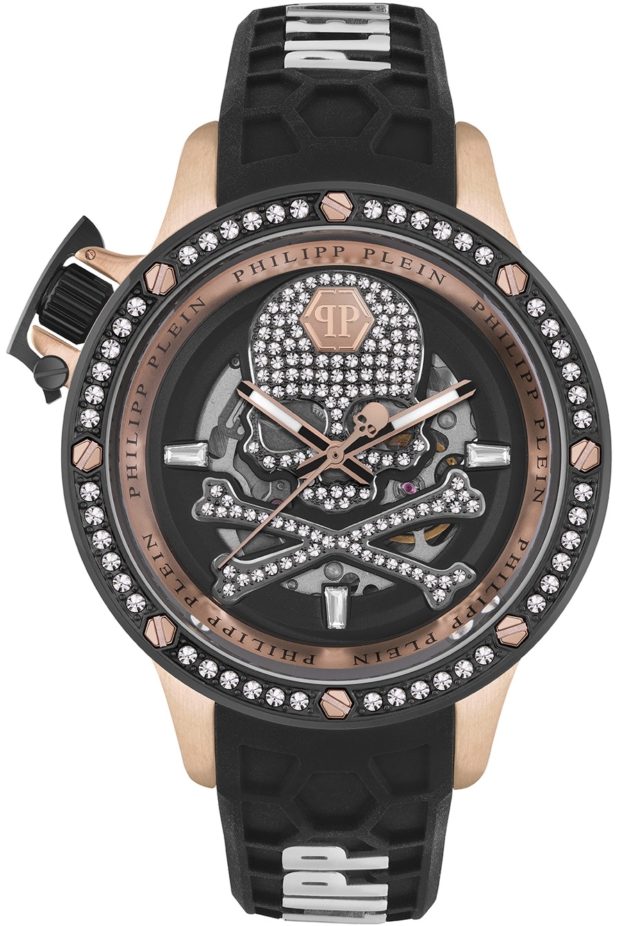 Philipp Plein Herrklocka PWUAA0223 Hyper Sport Svart/Gummi Ø46 mm - Philipp Plein