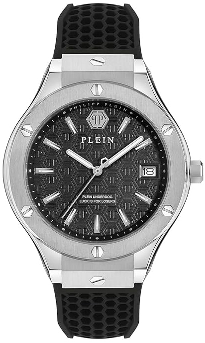 Philipp Plein Herrklocka PWUFA0125 Underdog Svart/Gummi &Oslash;44 mm