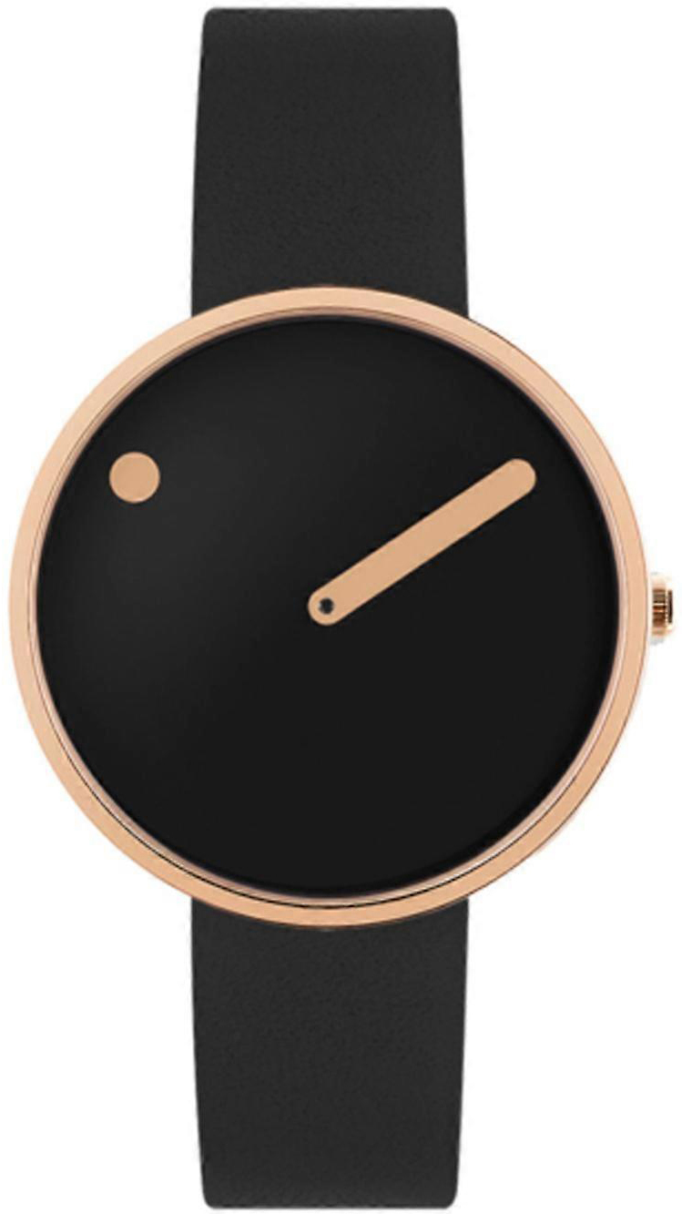 PICTO 34012-0114R Svart/Läder Ø34 mm