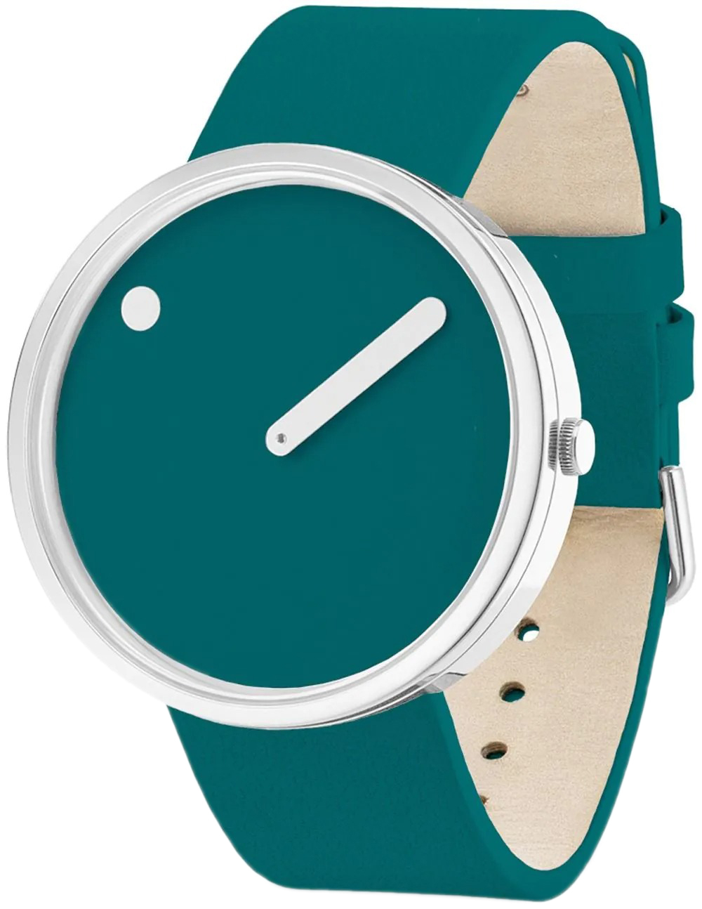 PICTO 43322-8020S Grön/Läder Ø40 mm