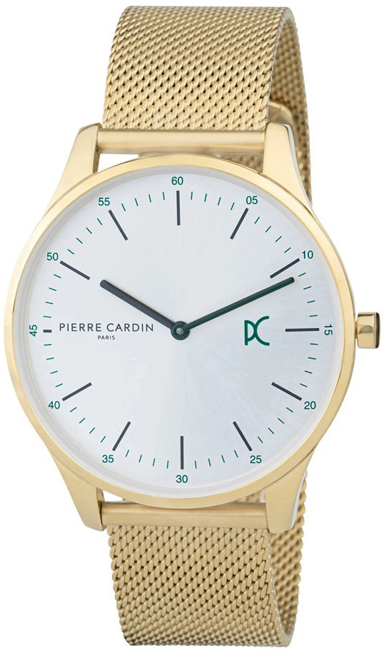 Pierre Cardin Herrklocka CBA.4012 Bastille Vit/Gulguldtonat stål - Pierre Cardin