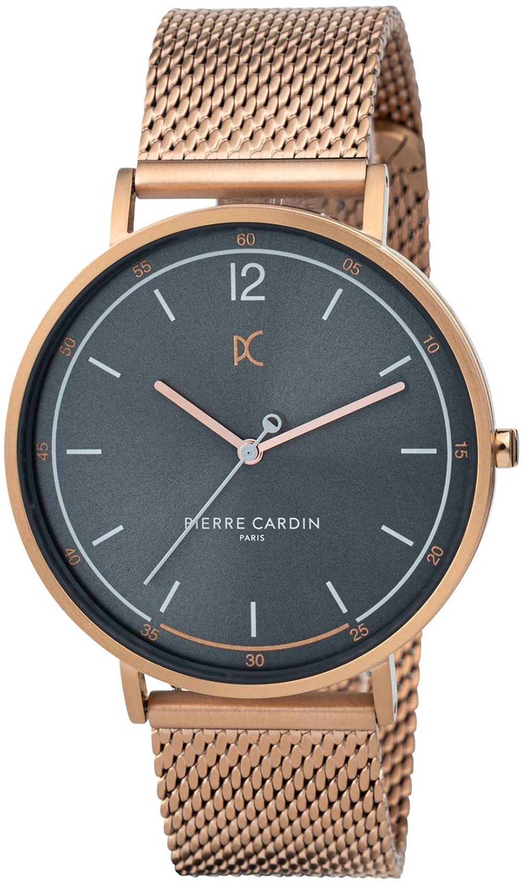 Pierre Cardin Herrklocka CBN.3015 Bonne Light Grå/Roséguldstonat - Pierre Cardin