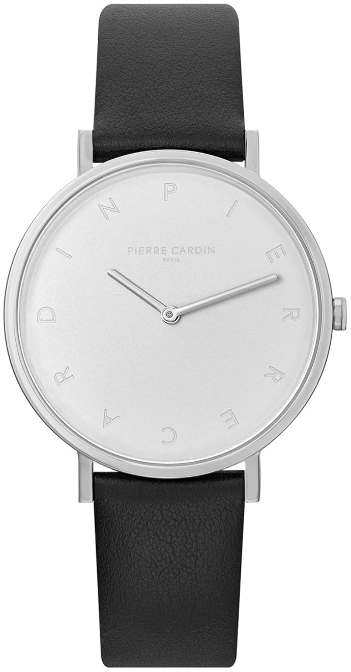 Pierre Cardin Damklocka CBV.1001 Belleville Tribute Vit/Läder Ø39 mm - Pierre Cardin
