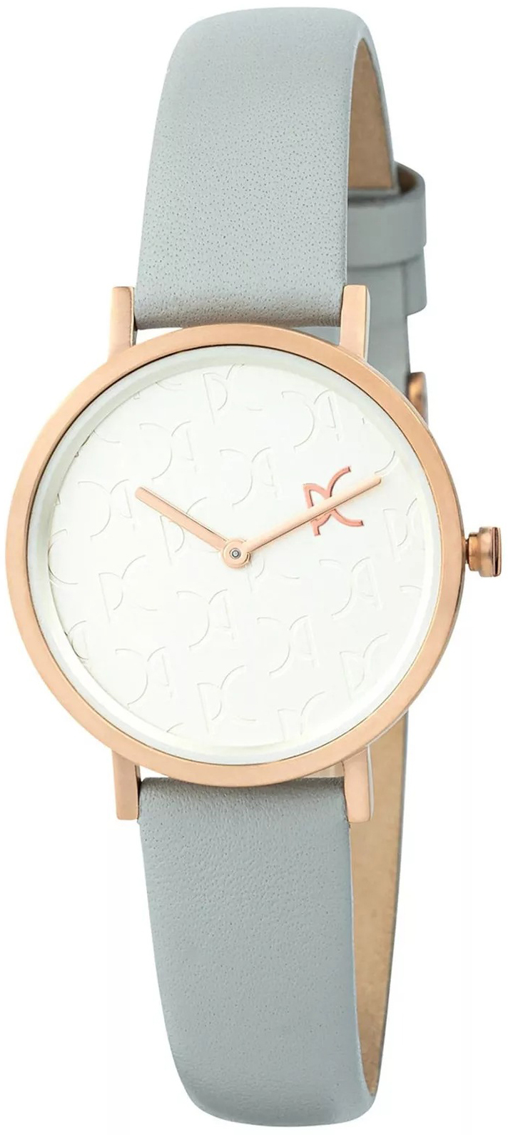 Pierre Cardin Damklocka CBV.1520 Belleville Monogram Vit/Läder Ø31 - Pierre Cardin