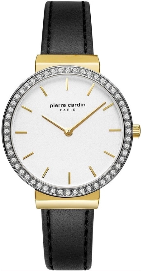 Pierre Cardin Damklocka PC902352F02 Argentine Silverfärgad/Läder - Pierre Cardin