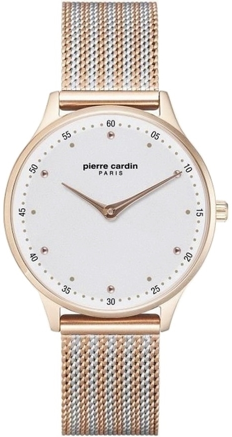 Pierre Cardin Damklocka PC902722F204 Fashion Silverfärgad/Guldtonat - Pierre Cardin