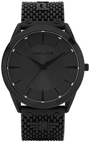Police Herrklocka P15967JSB02AP Classic Svart/Gummi Ø44 mm - Police