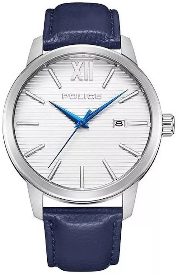 Police Herrklocka PEWJB2228402 Bedum Silverfärgad/Läder Ø44 mm - Police