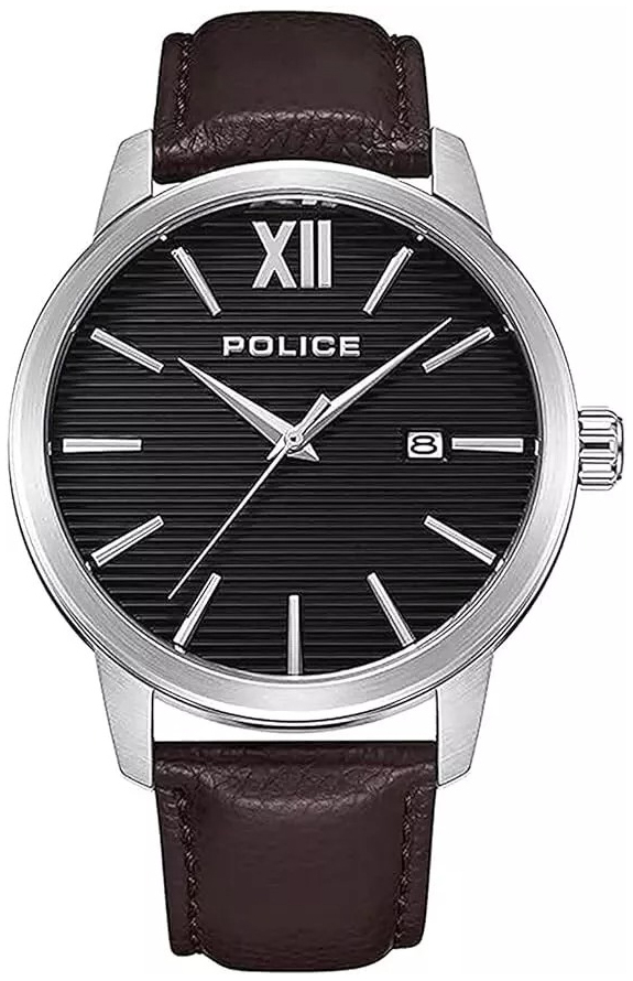 Police Herrklocka PEWJB2228403 Bedum Svart/Läder Ø44 mm - Police